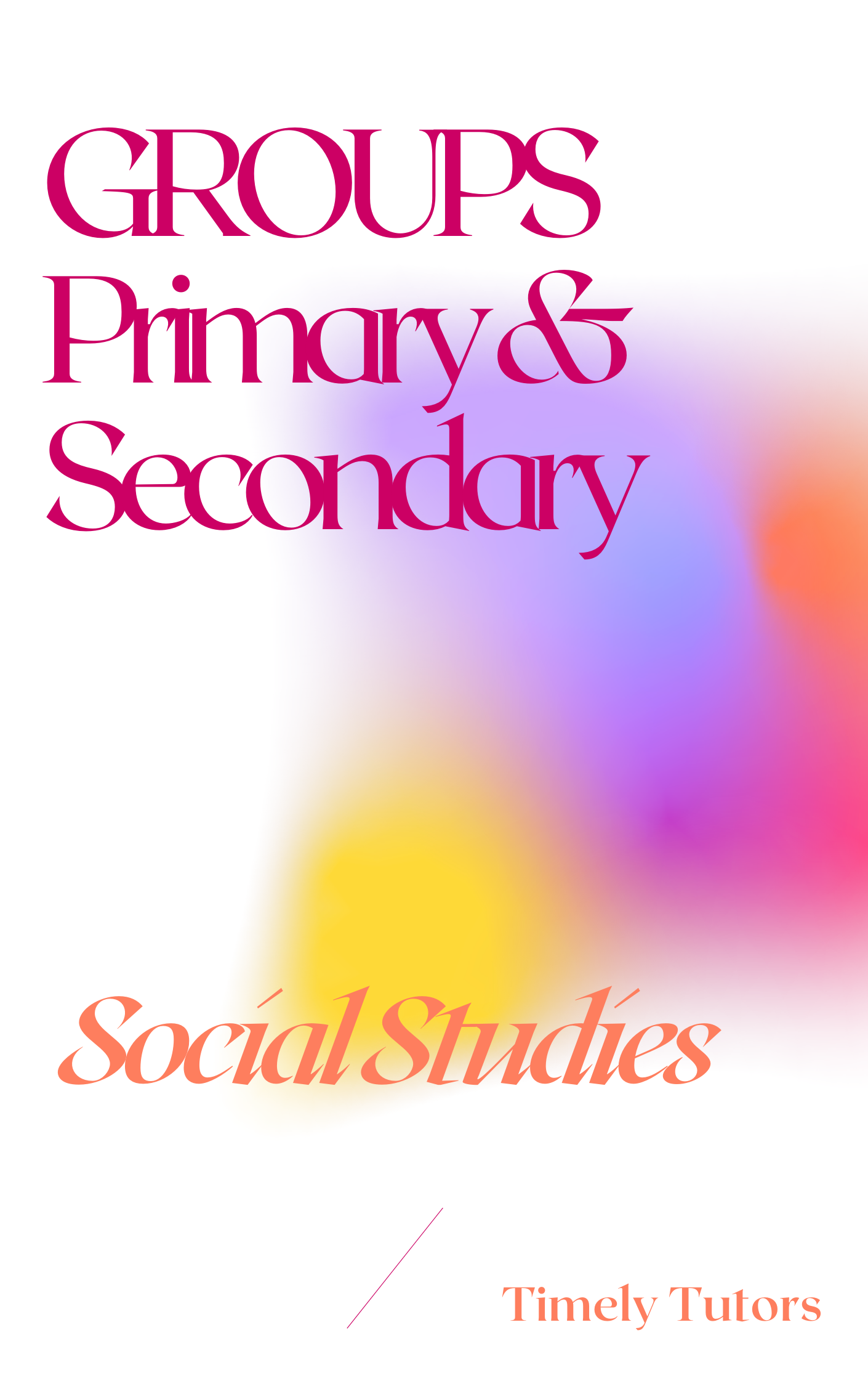 Groups – Primary & Social